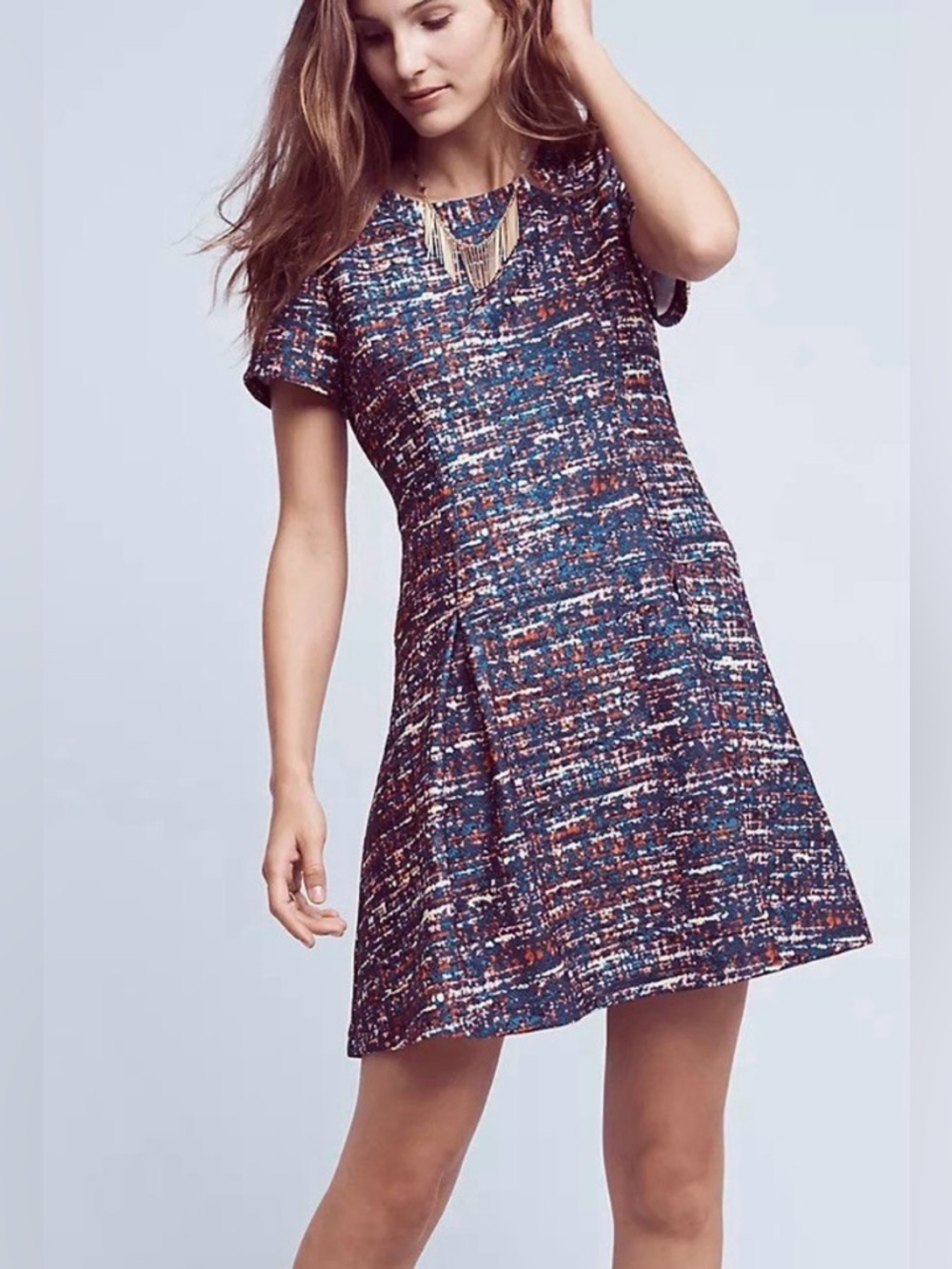 Anthropologie Plenty Dresses By Tracy Reese "Carmela Serron" Mini Dress Size 8P